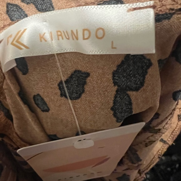 Tunic Top Ruffle Neck Cap Loose Babydoll size MED NWT - Picture 8 of 10